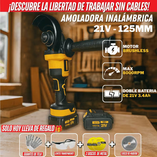 Amoladora Angular inalámbrica