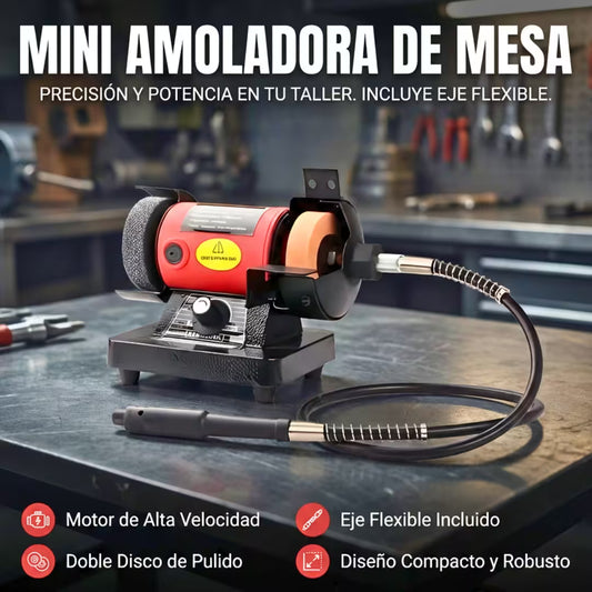 MINI Esmeril de banco - Para Pulir y Afilar