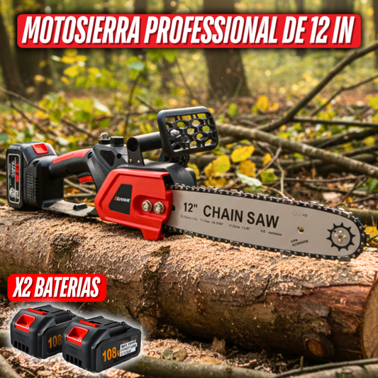 MOTOSIERRA INALÁMBRICA 12 PULGADAS " 108V